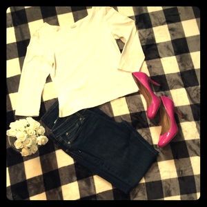 Plain White Stretch Tee - bundle only